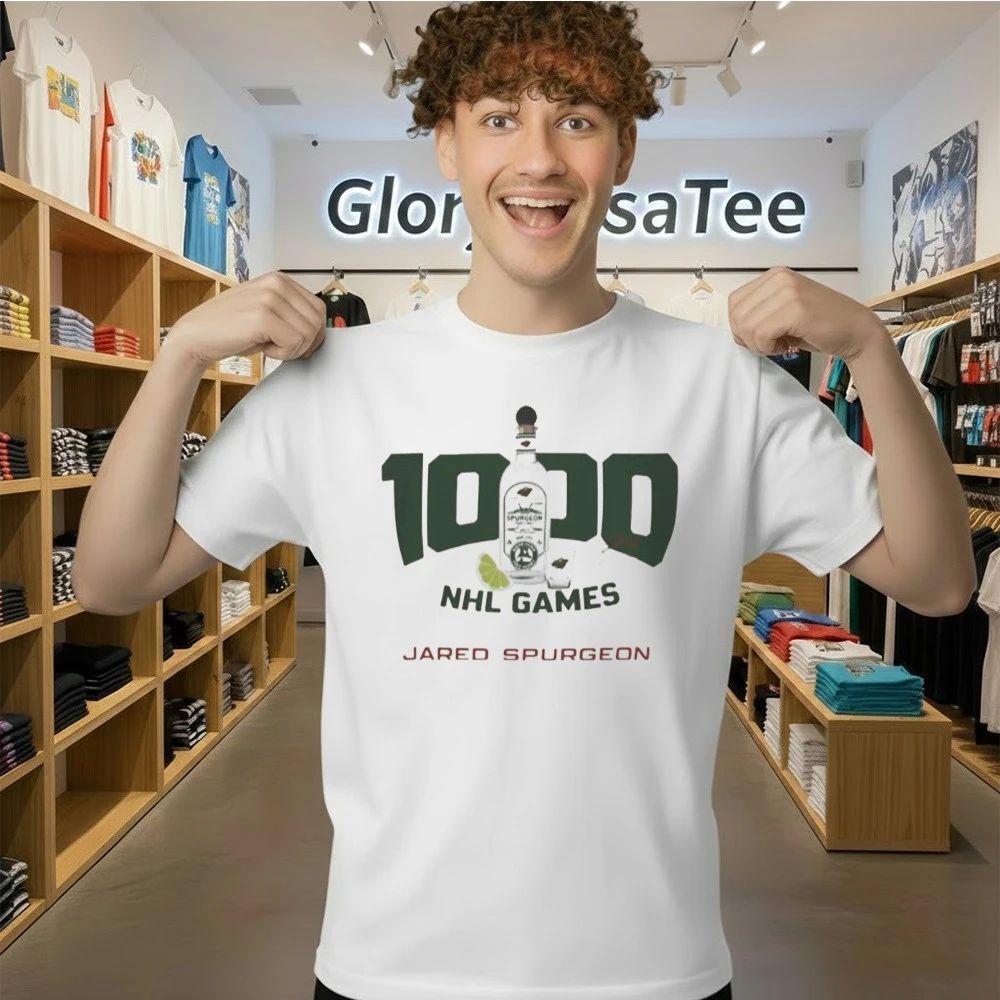 Jared Spurgeon 1000 nhl Games Shirt