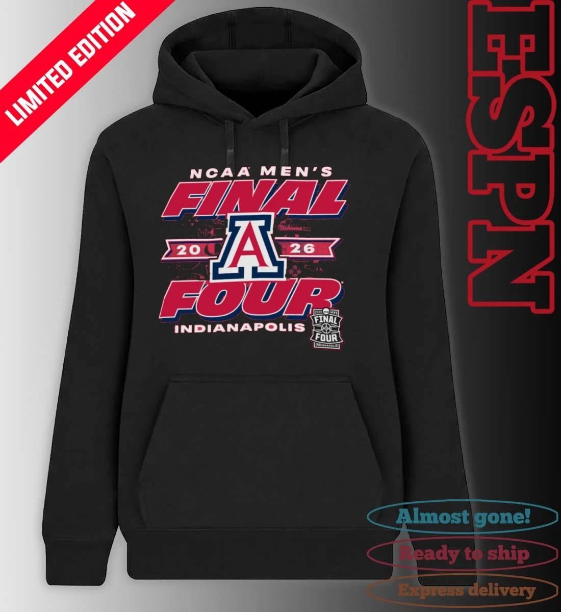 Men’s Final Four 2026 Arizona Wildcats Indianapolis Shirt