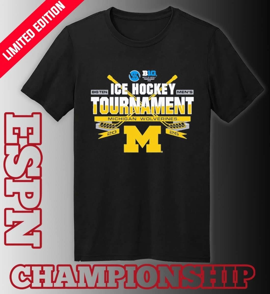 Michigan Wolverines 2026 Big Ten Hockey Championship Participant shirt
