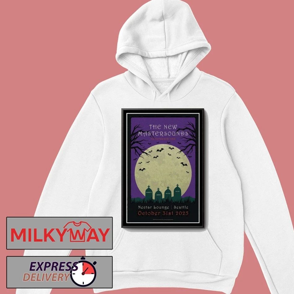 The New Mastersounds October 31 2025 Seattle, Washington Poster shirt