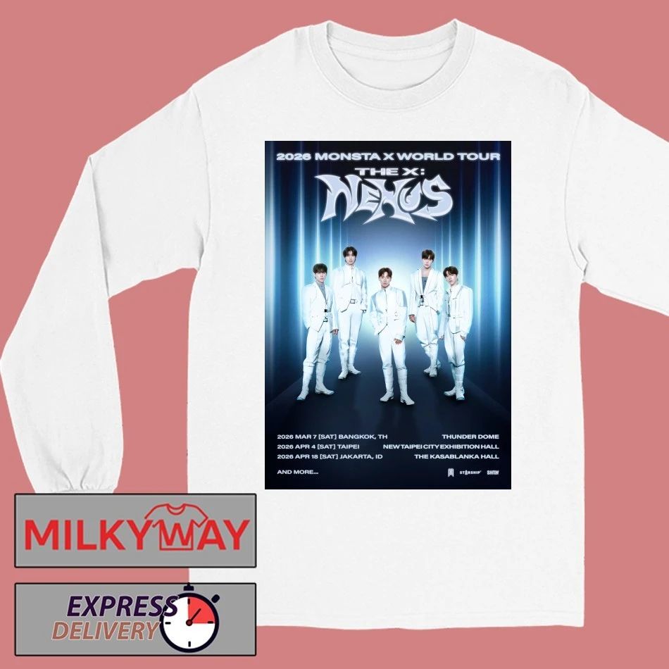 MONSTA X The X NEXUS World Tour 2026 shirt