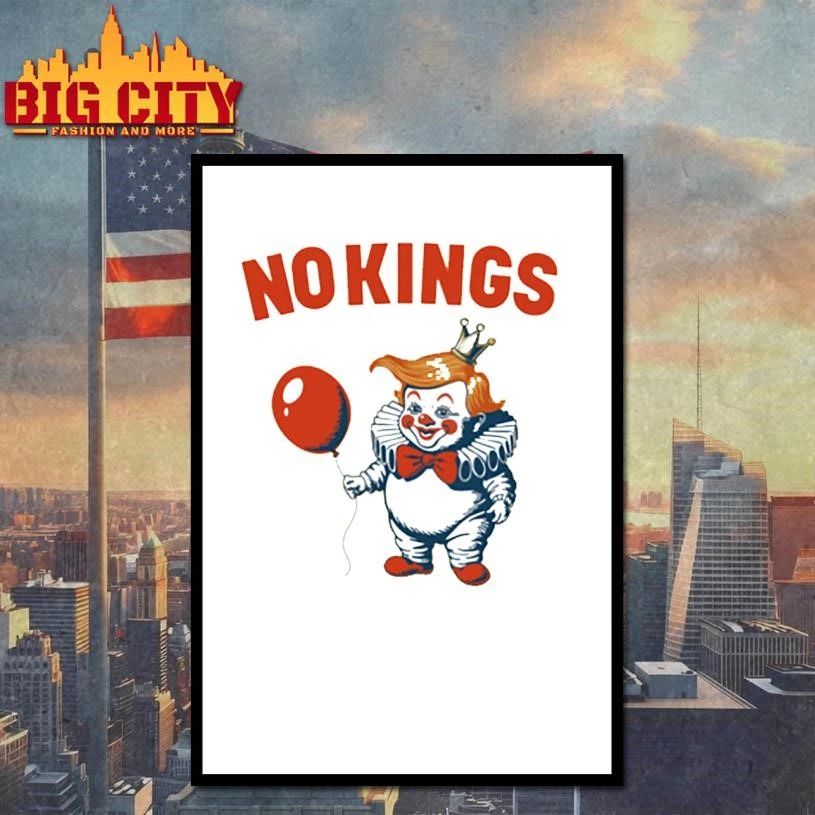 No Kings Trump Clown Meme Shirt