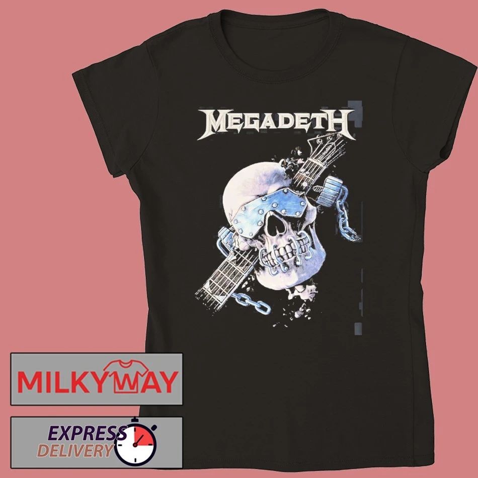 Megadeth Canada 2026 Tour Merch Vic Let There Be Shred With Dates Back Two Sided T-Shirt