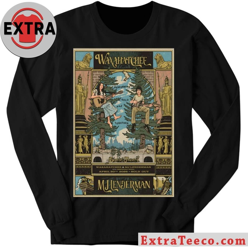 Waxahatchee And MJ Lenderman Apr 20 2026 New York NY Poster Shirt