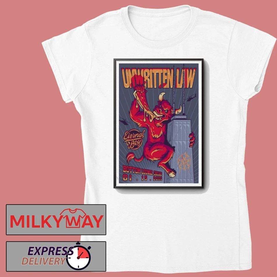 Unwritten Law Jan 15 2026 Poster Chicago shirt
