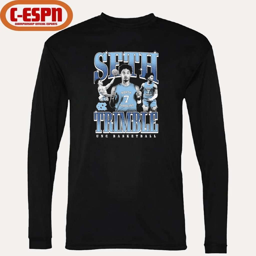 UNC Basketball Seth Trimble Night Night T-Shirt