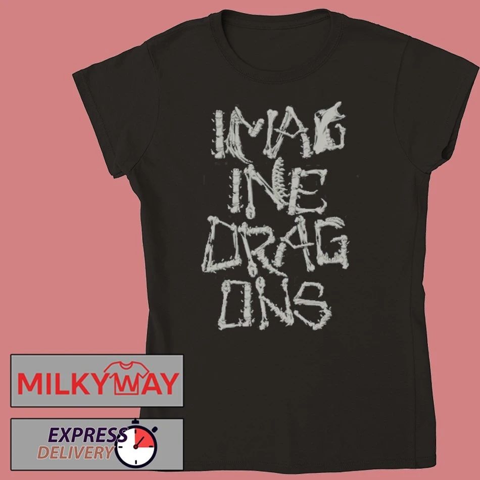 Imagine Dragons Bones Letter Shirt