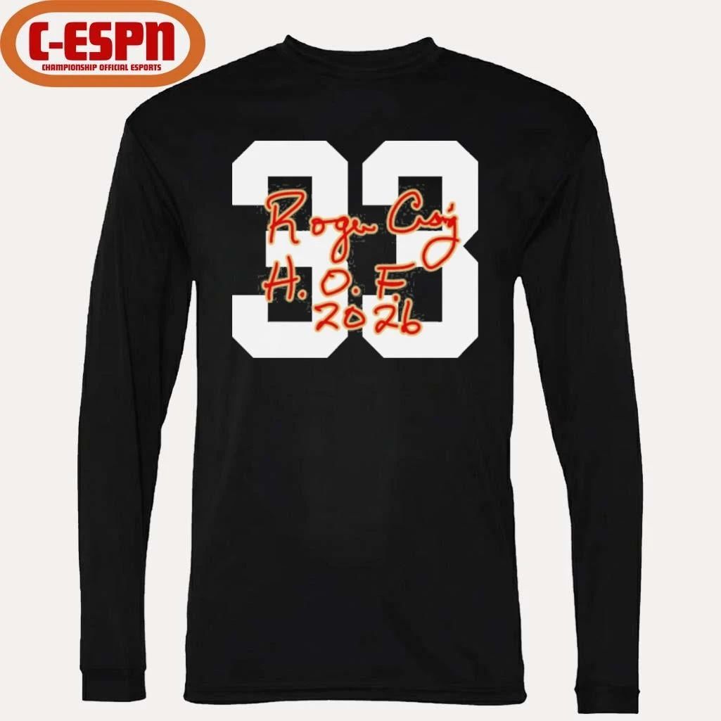 33 Roger Craig 49ers Class of 2026 Elected Signature T-Shirt