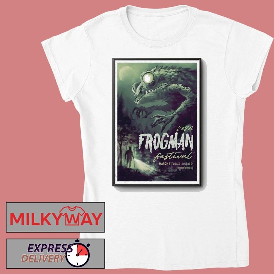 Frogman Festival Oasis Conference Center In Loveland OH Mar 7 2026 Poster shirt
