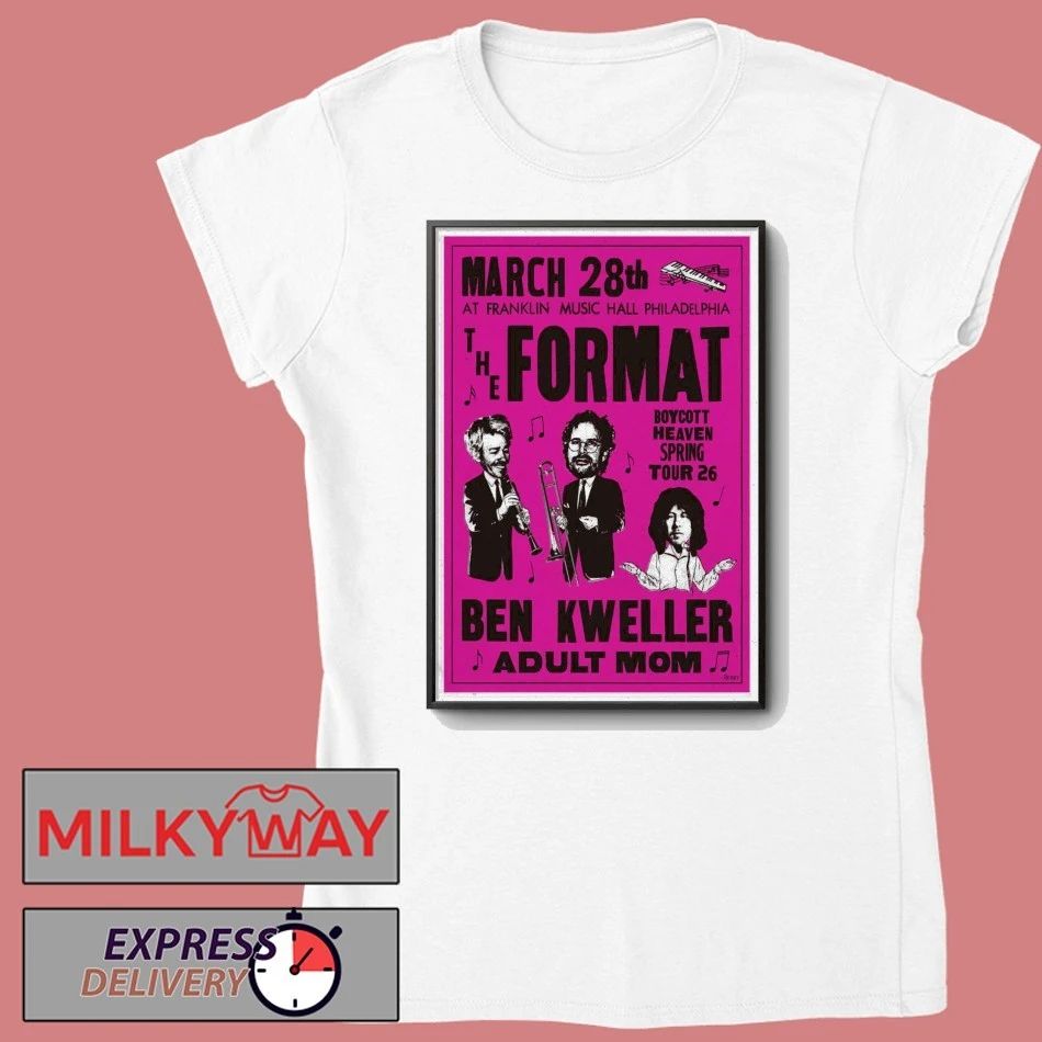The Format Mar 28 2026 Poster Ben Kweller shirt