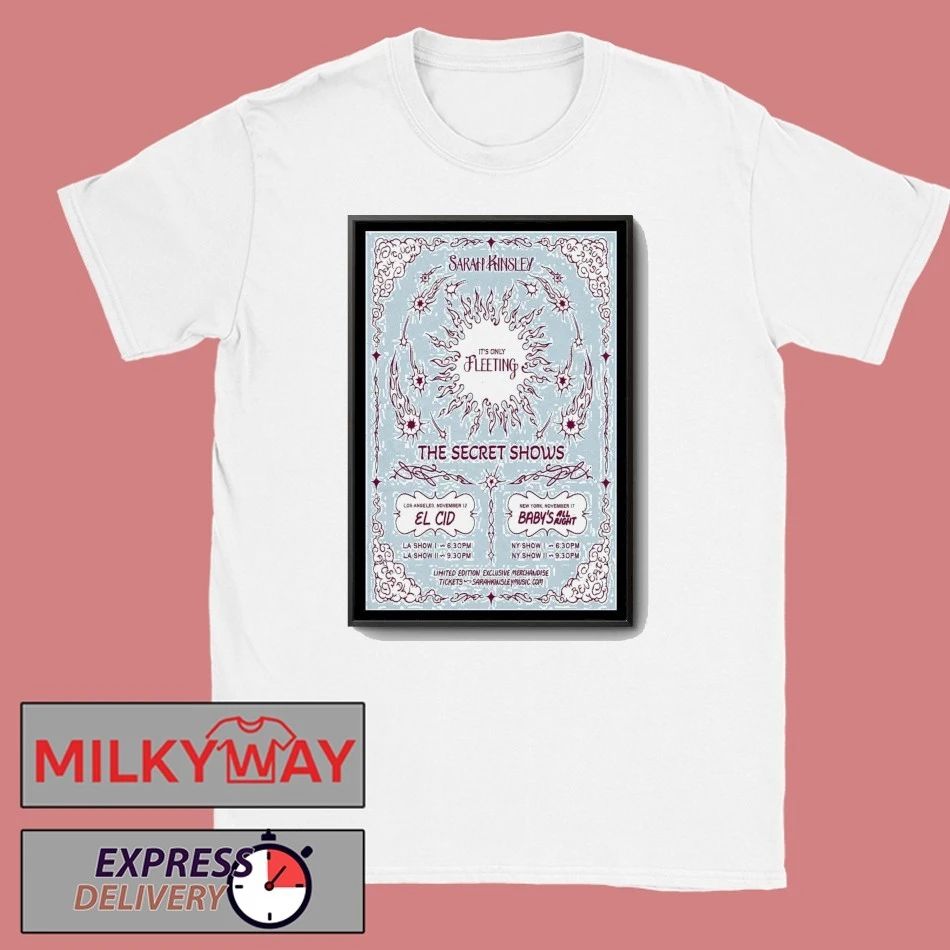 Poster Sarah Kinsley 2025 shirt