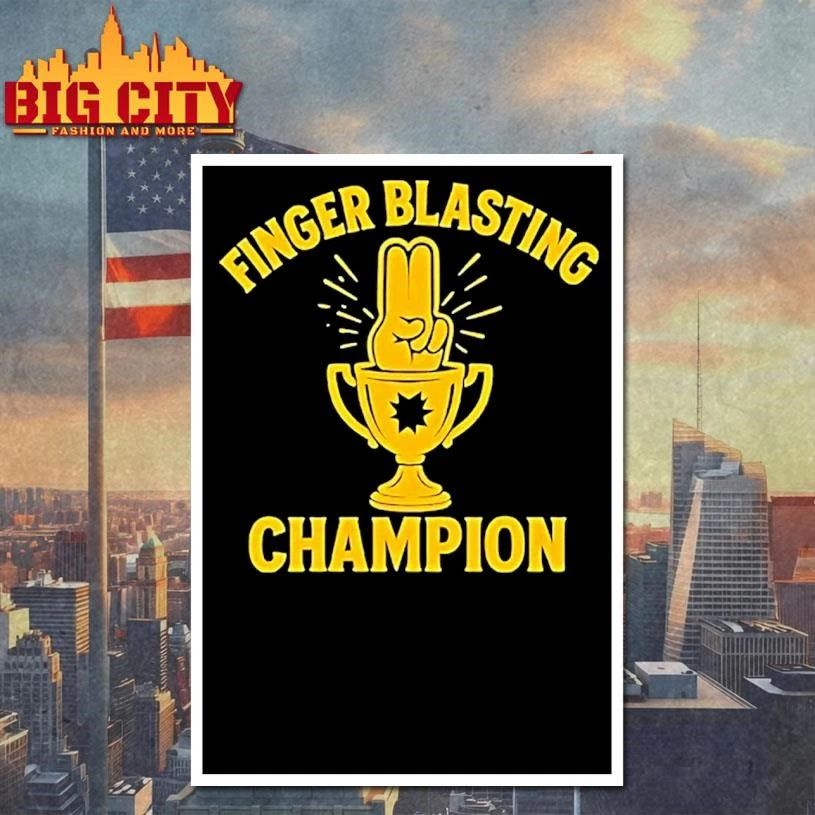 Finger Blasting Champion Graphic Shirt