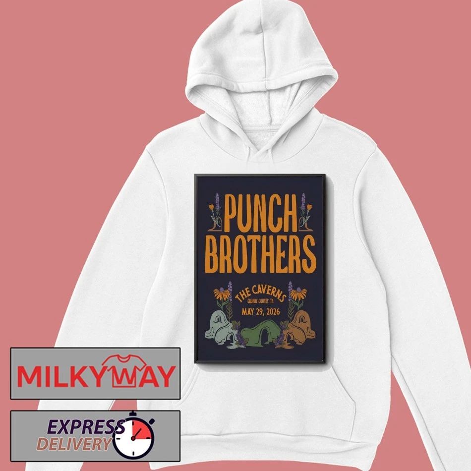 Punch Brothers May 29 2026 The Caverns Pelham TN Poster shirt