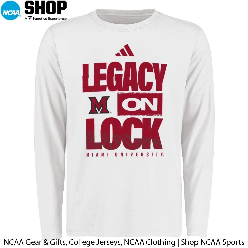 Miami RedHawks 2026 Legacy On Lock March Madness T-Shirt