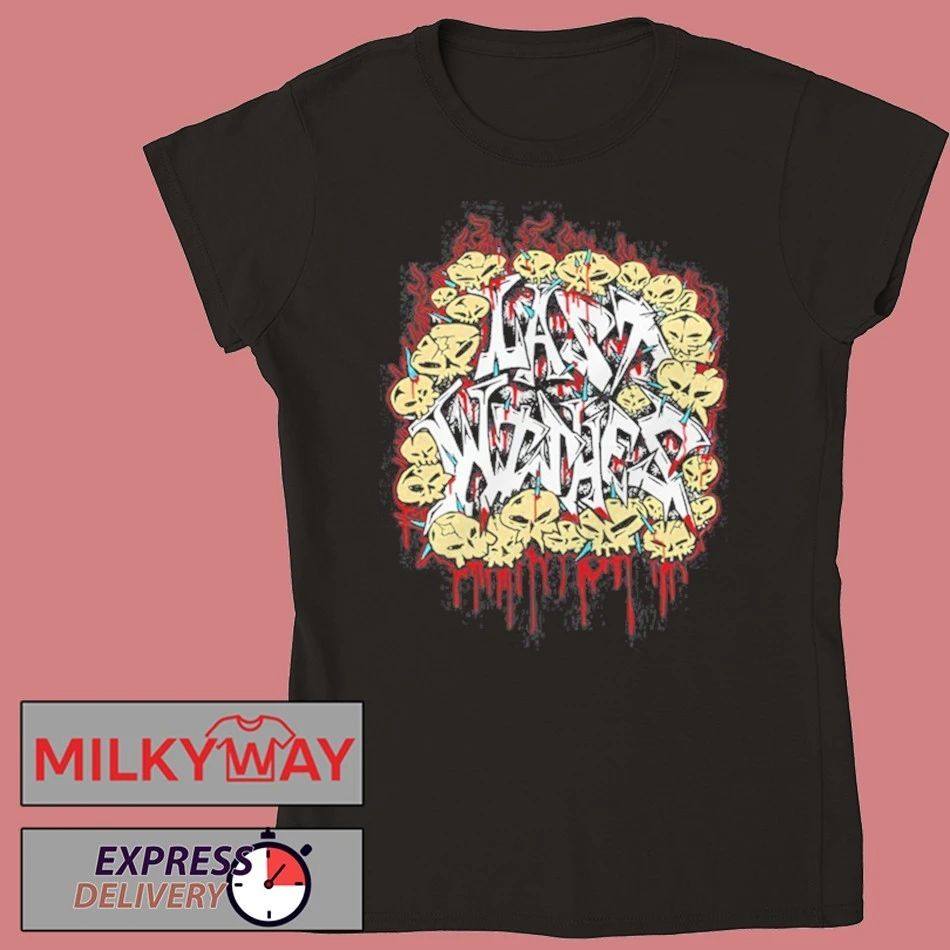 Last Wishes Skull Graffiti Shirt