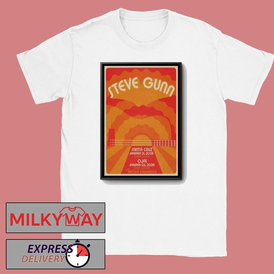 Steve Gunn California 2026 Tour Poster shirt