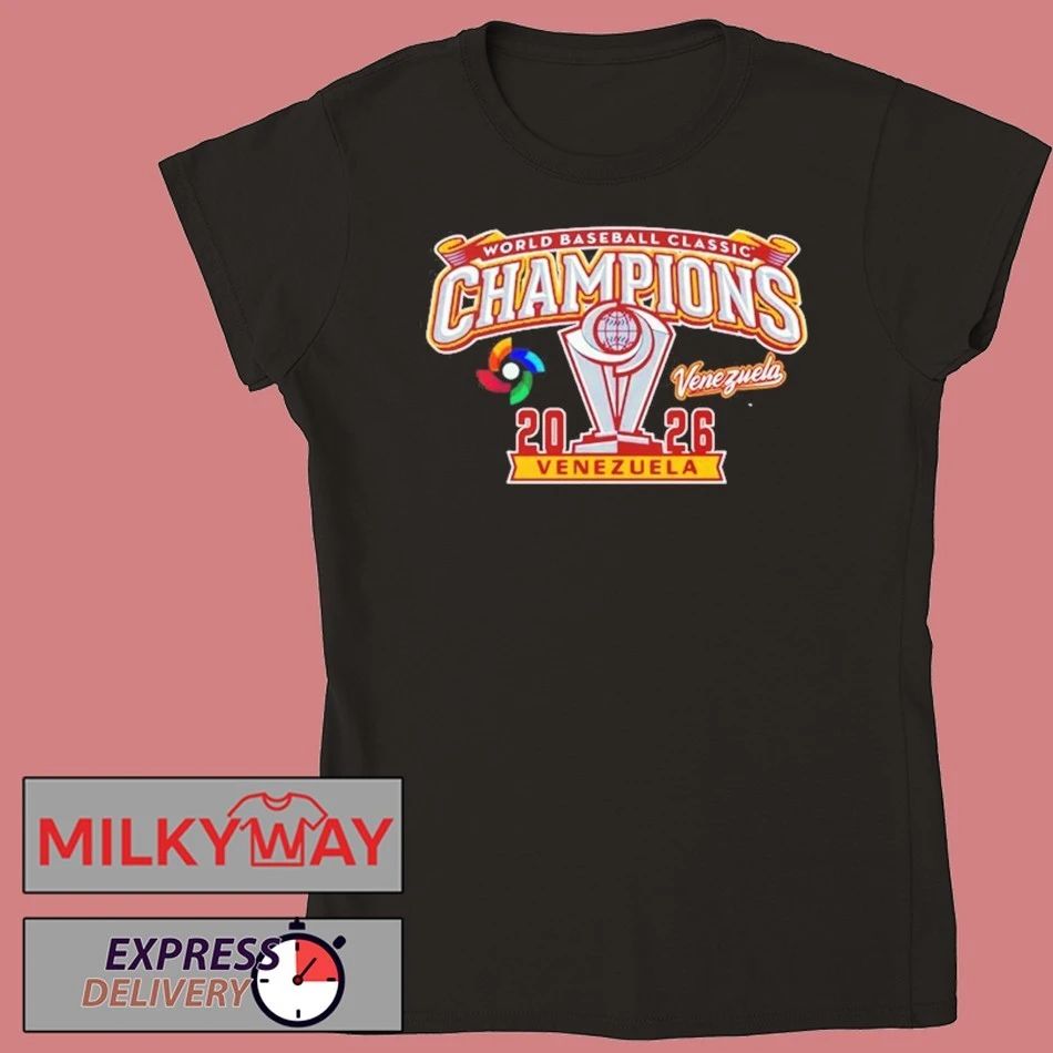 Venezuela Baseball World Baseball Classic 2026 Champions Trophy Cup shirt