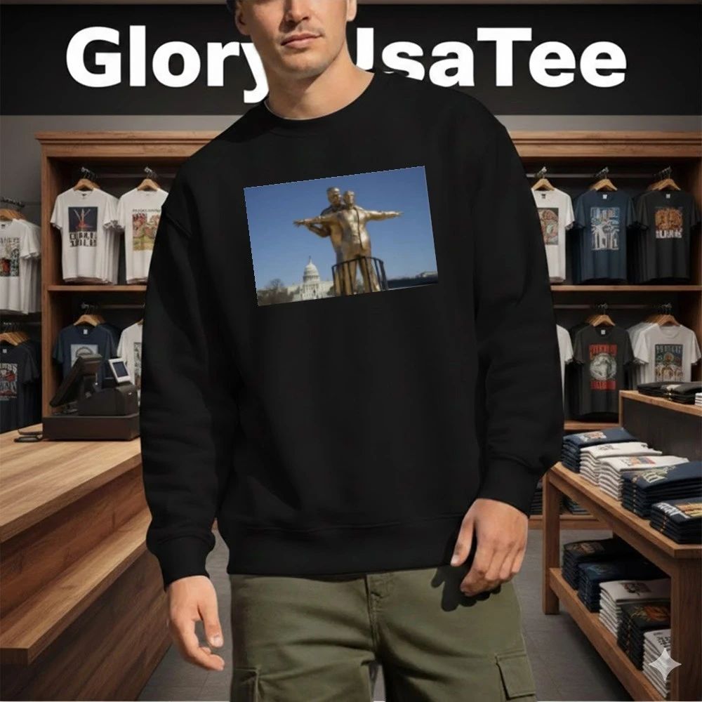 Trump and Epstein Titanic Statue Shirt