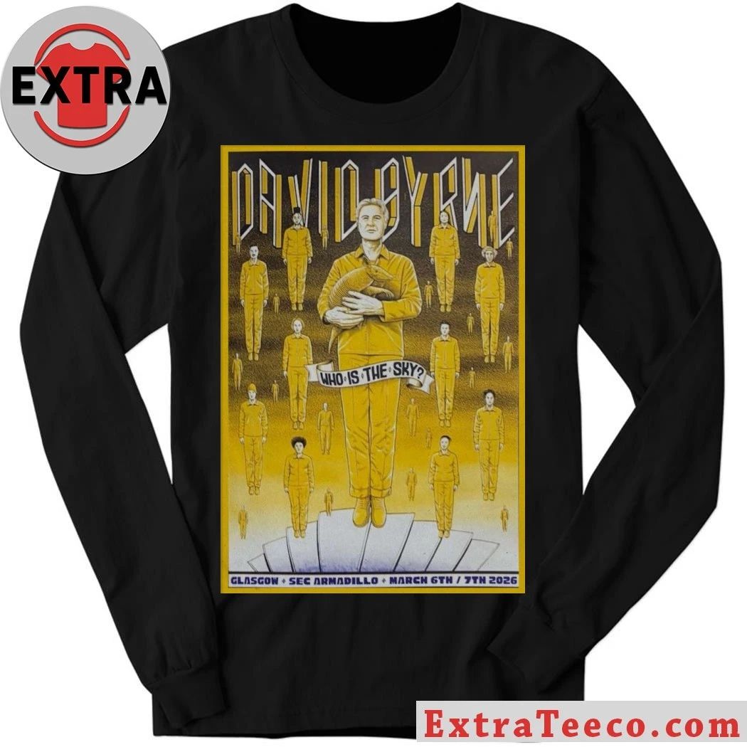 Original Sec Armadillo Poster David Byrne 2026 Mar 6-7 Shirt