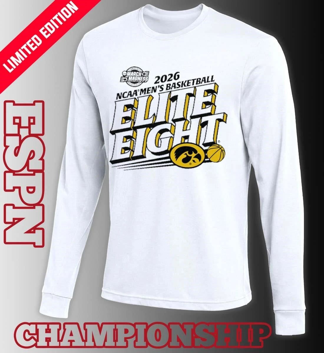 Elite Eight 2026 Iowa Men’s Basketball T-Shirt