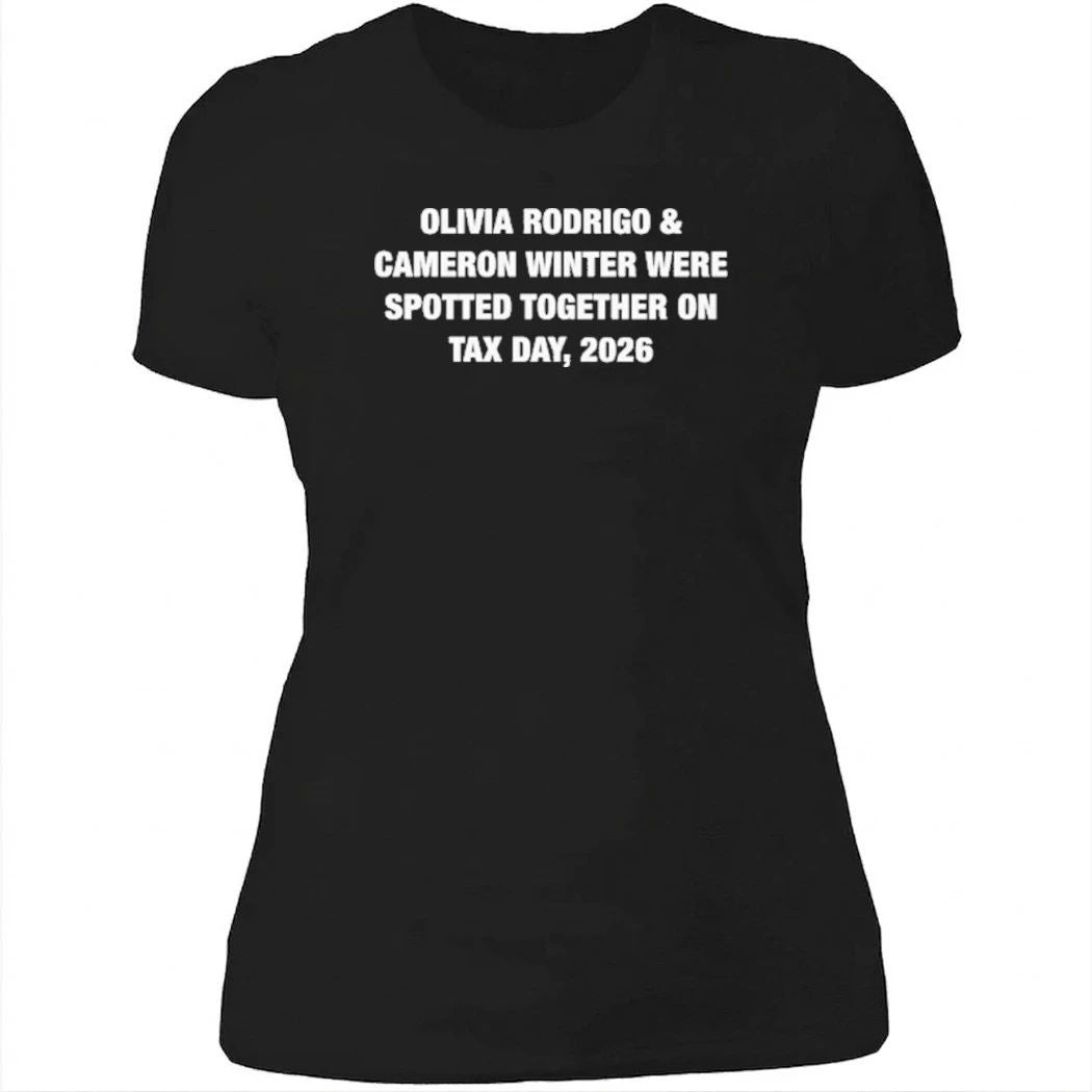 Singers Were Spotted Together on Tax Day, 2026 Shirt