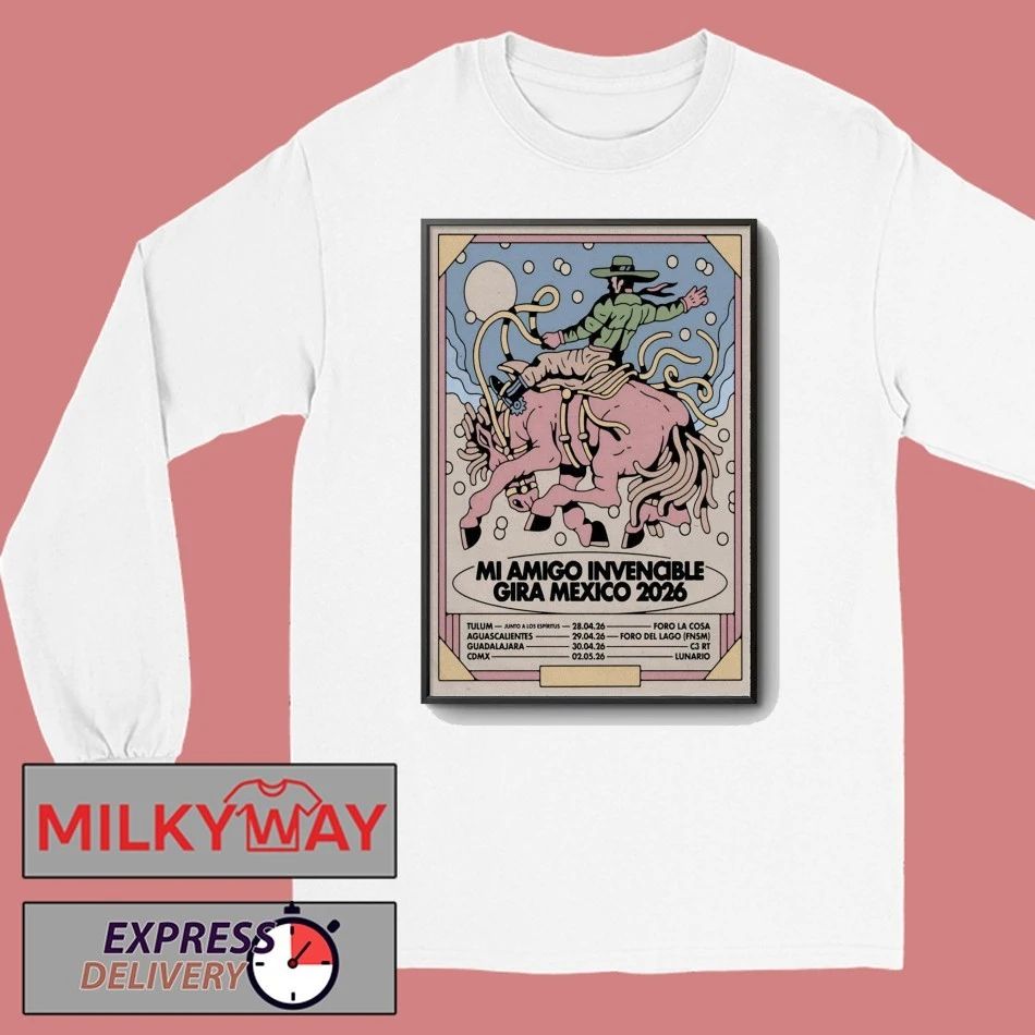 Mi Amigo Invencible 2026 Gira Mexico Tour Poster shirt