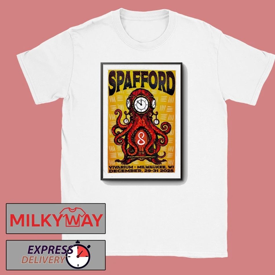 Spafford NYE In Milwaukee WI On Dec 29-31 2025 Poster shirt