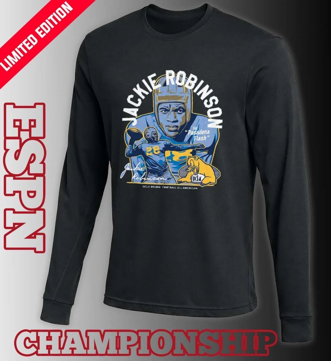 UCLA Bruins Jackie Robinson #42 The Pasadena Flash T-Shirt