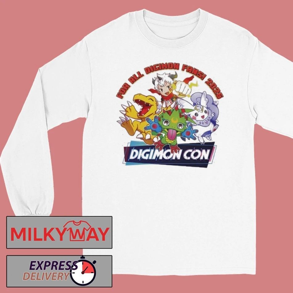 For All Digimon Fans 2026 Digimon Con shirt