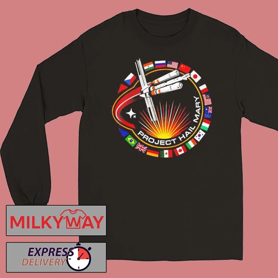 Project Hail Mary Movie 2026 Merch Patch Flag shirt