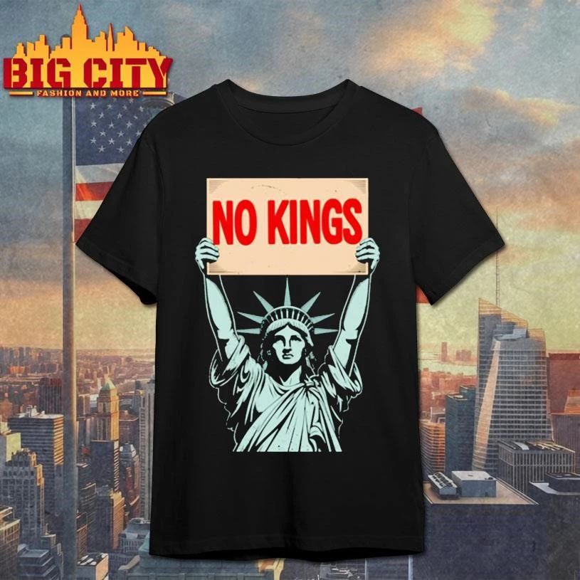 Statue Of Liberty No Kings Anti Trump Shirt