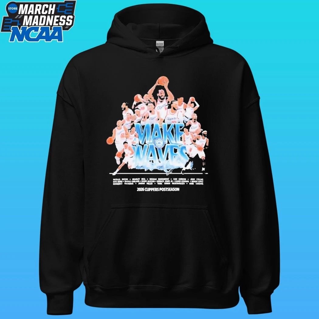 Los Angeles Clippers NBA Playoffs 2026 Make Waves Shirt