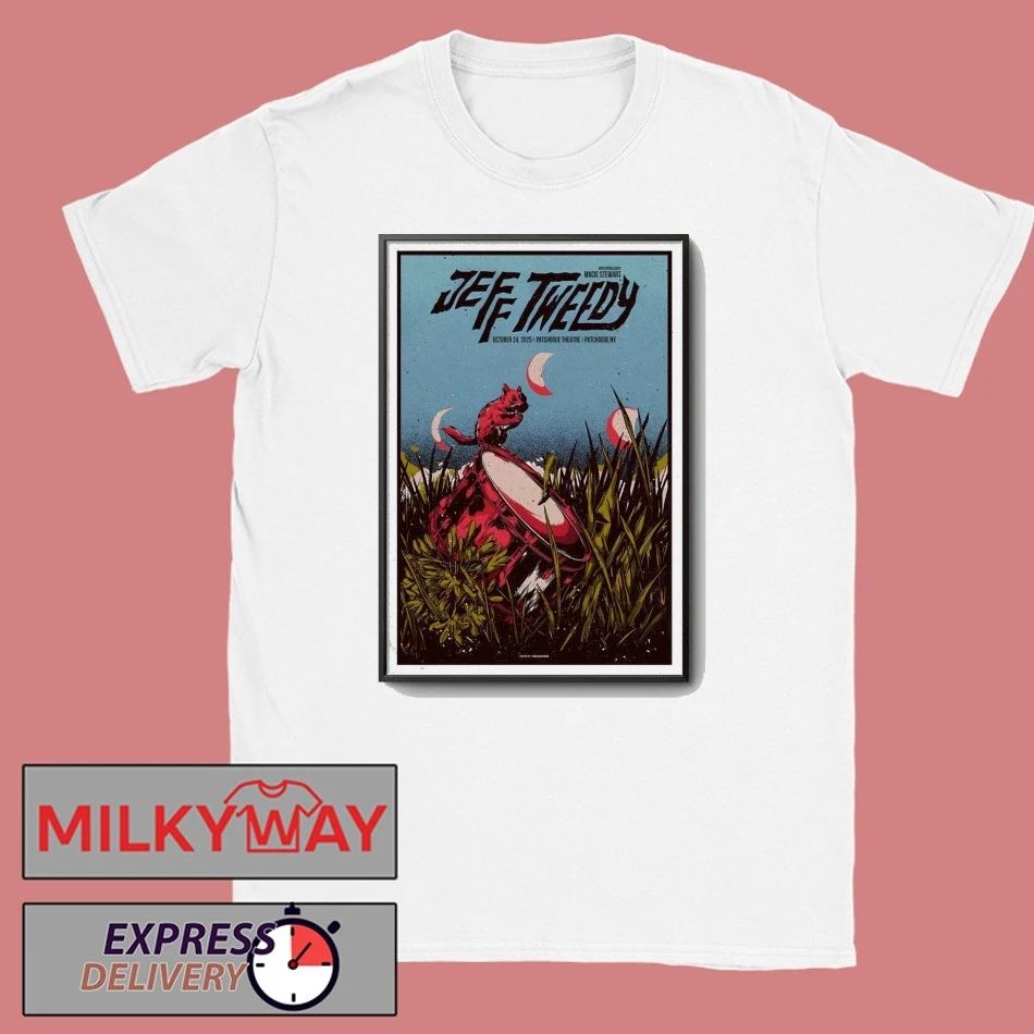 Jeff Tweedy Tour Oct 24 2025 Patchogue Theater Poster shirt