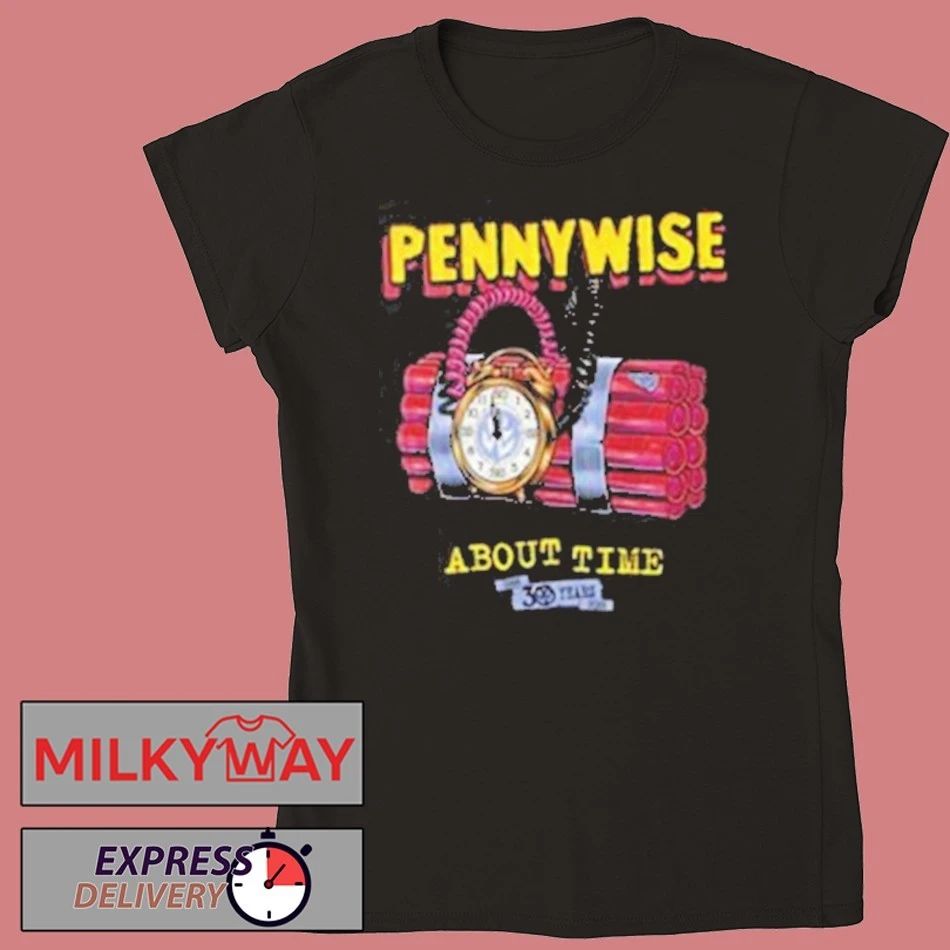 Pennywise About Time 30 Year Anniversary Shirt