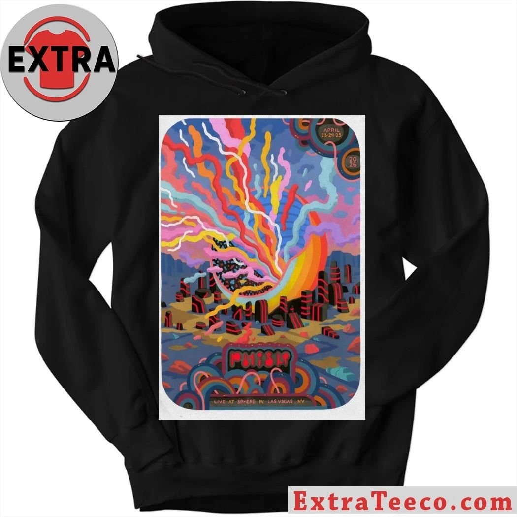 Phish Apr 23-24 2026 Las Vegas NV Poster Shirt