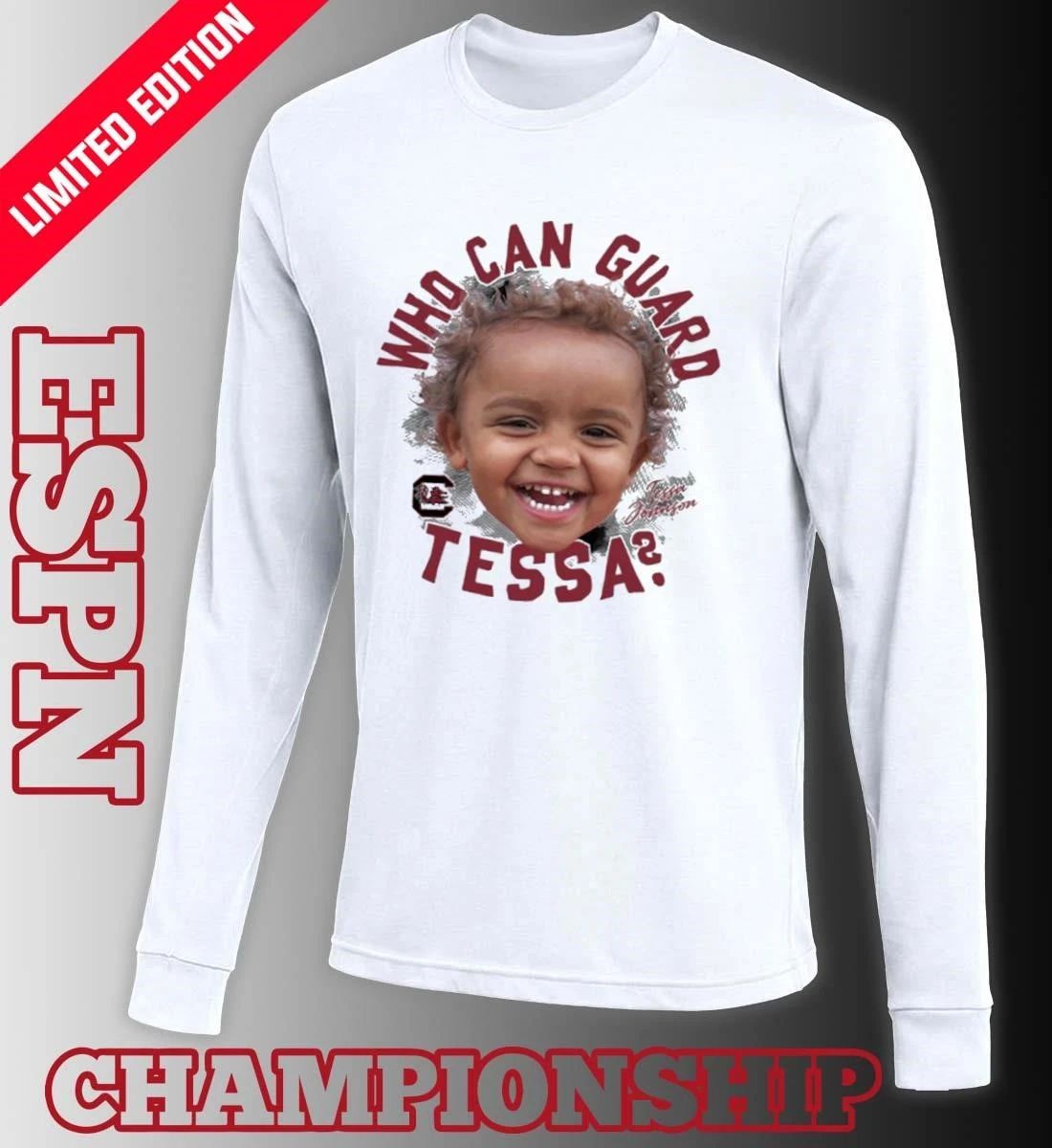 South Carolina Women’s Basketball Chloe Kitts Tessa Johnson Who Can Guard Tessa shirt