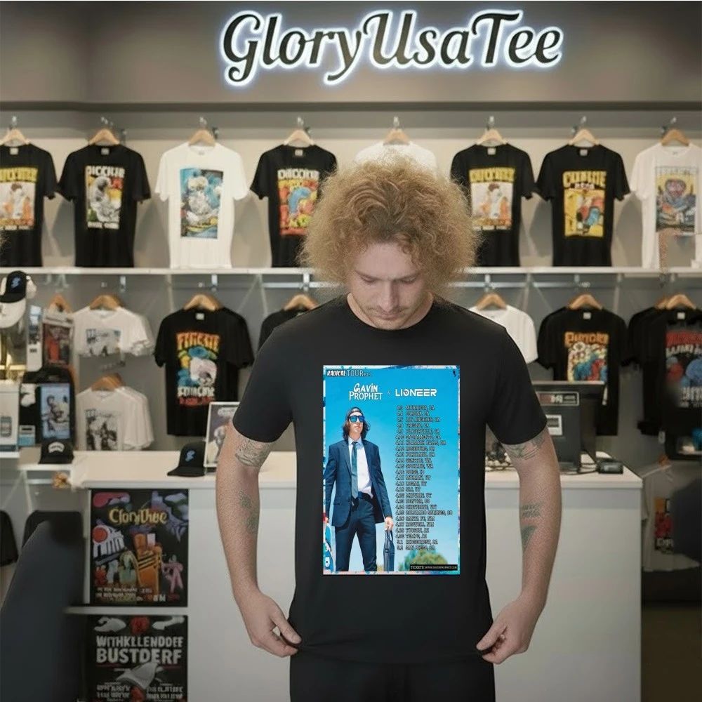 Gavin Prophet & Lioneer April 2026 Poster Shirt