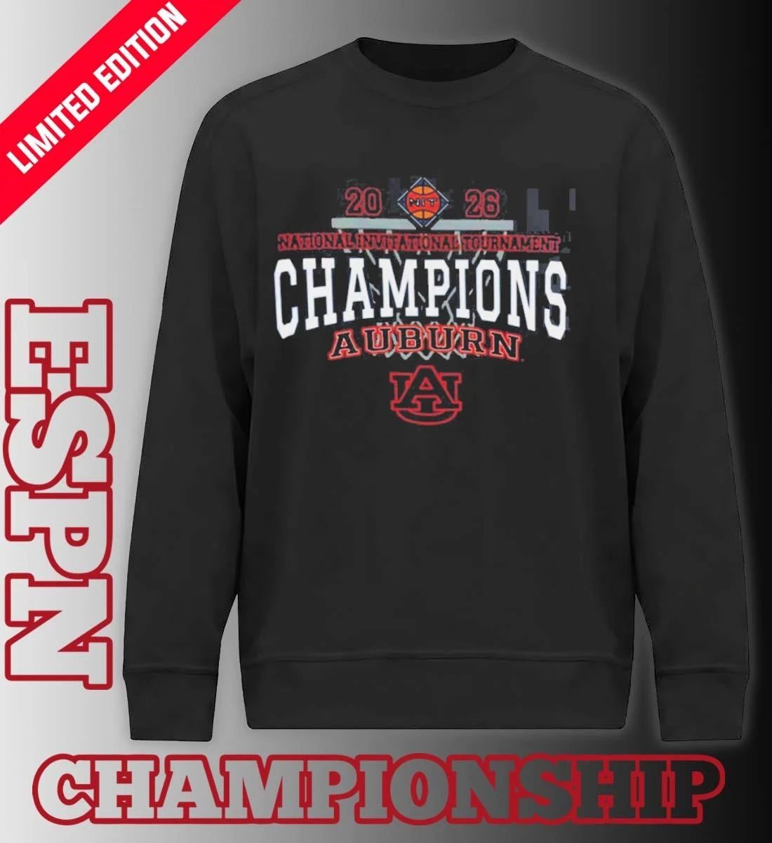 Auburn Tigers Men’s Basketball 2026 NIT Champions Shirt