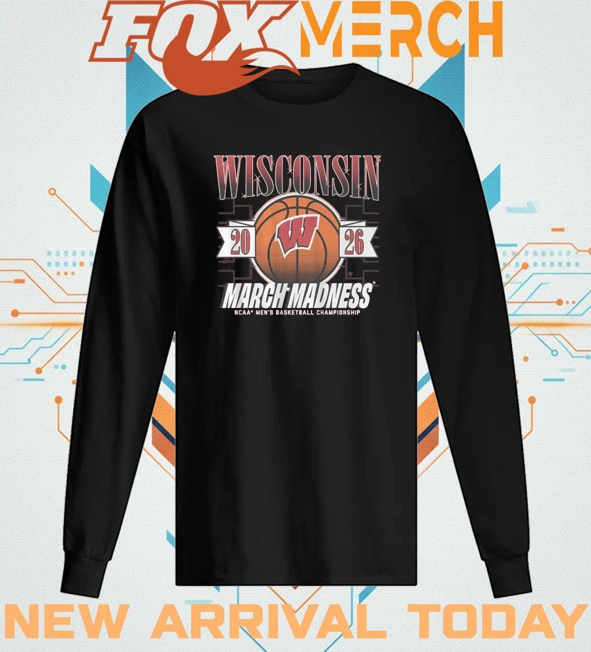 Wisconsin Badgers Men’s Basketball 2026 March Madness t-shirt