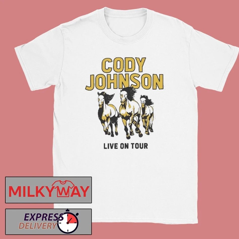 Cody Johnson Horses 2026 Tour T-Shirt