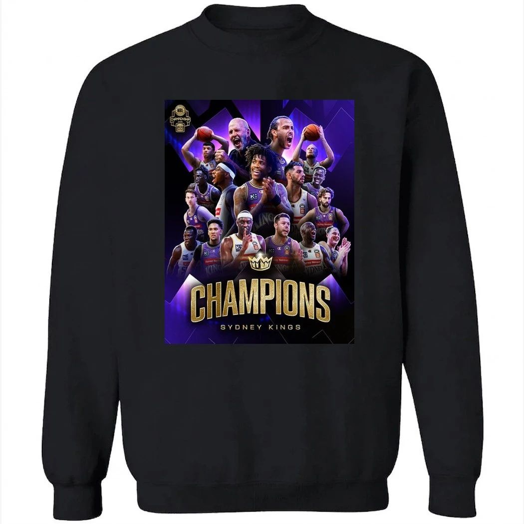 Congrats Sydney Kings Champions 2026 NBL Championship Poster Shirt