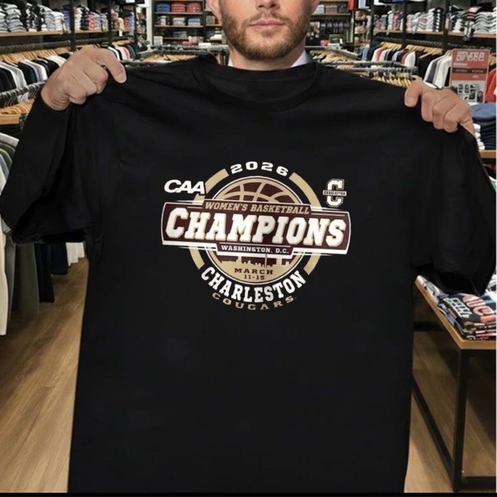 Charleston Cougars 2026 CAA Women’s Basketball Tournament Champions Shirt