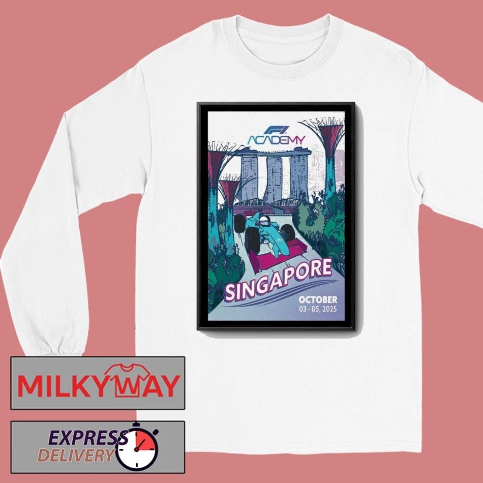 F1 Academy Singapore 03-05 October 2025 Poster shirt