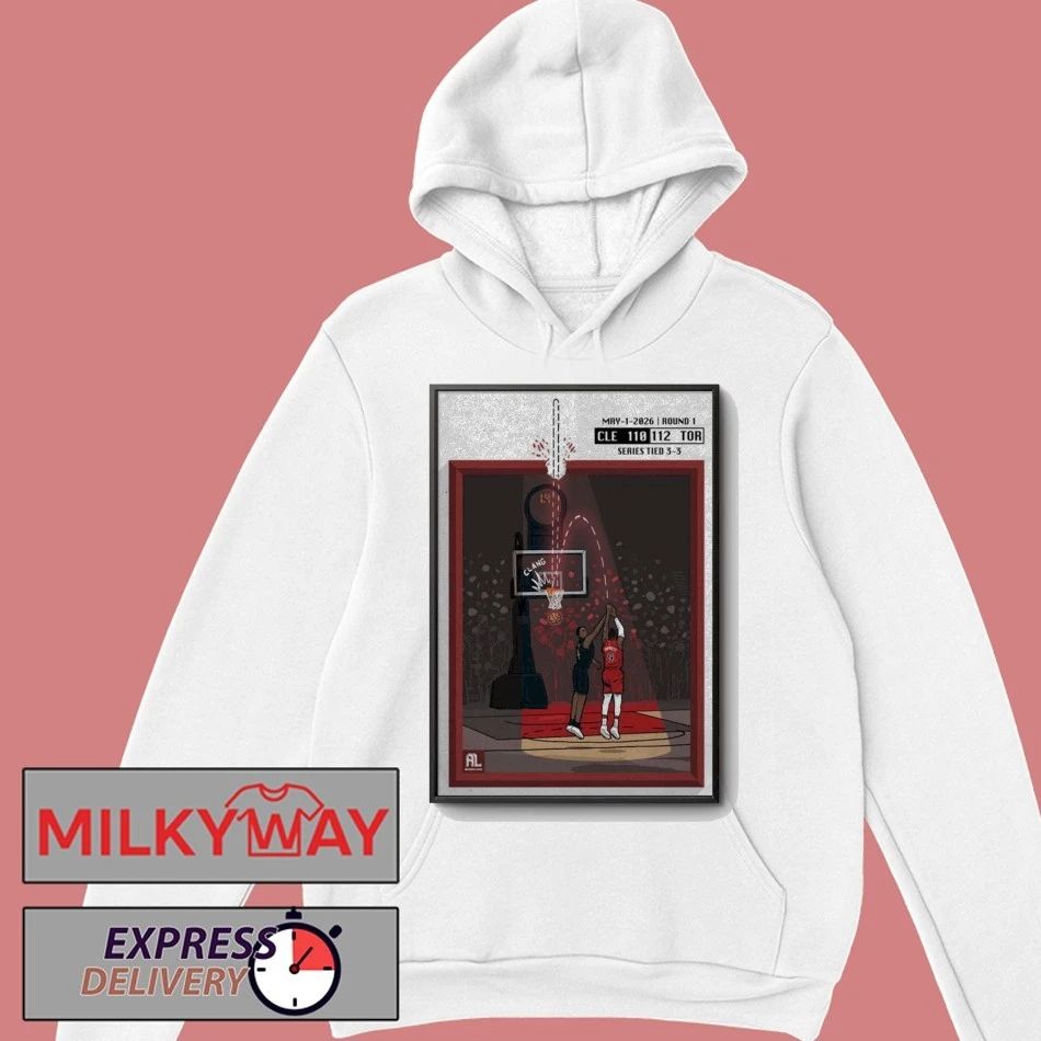 LIMITED Poster Clang Raptors Game May 01 2026 Round 1 shirt