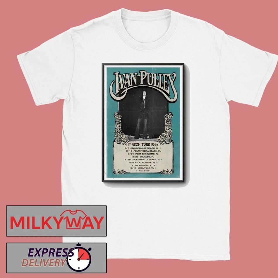 Ivan Pulley March 2026 Tour Poster shirt
