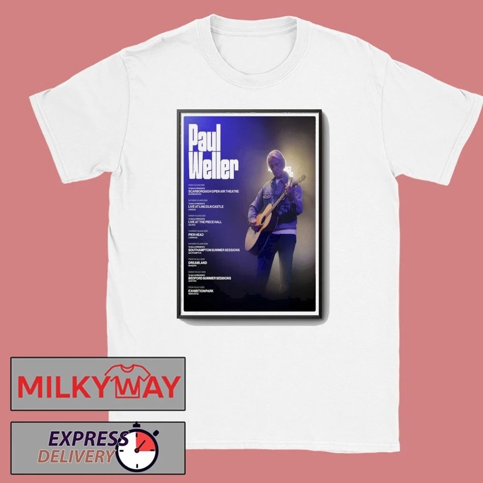 Poster Paul Weller Summer Tour 2026 shirt