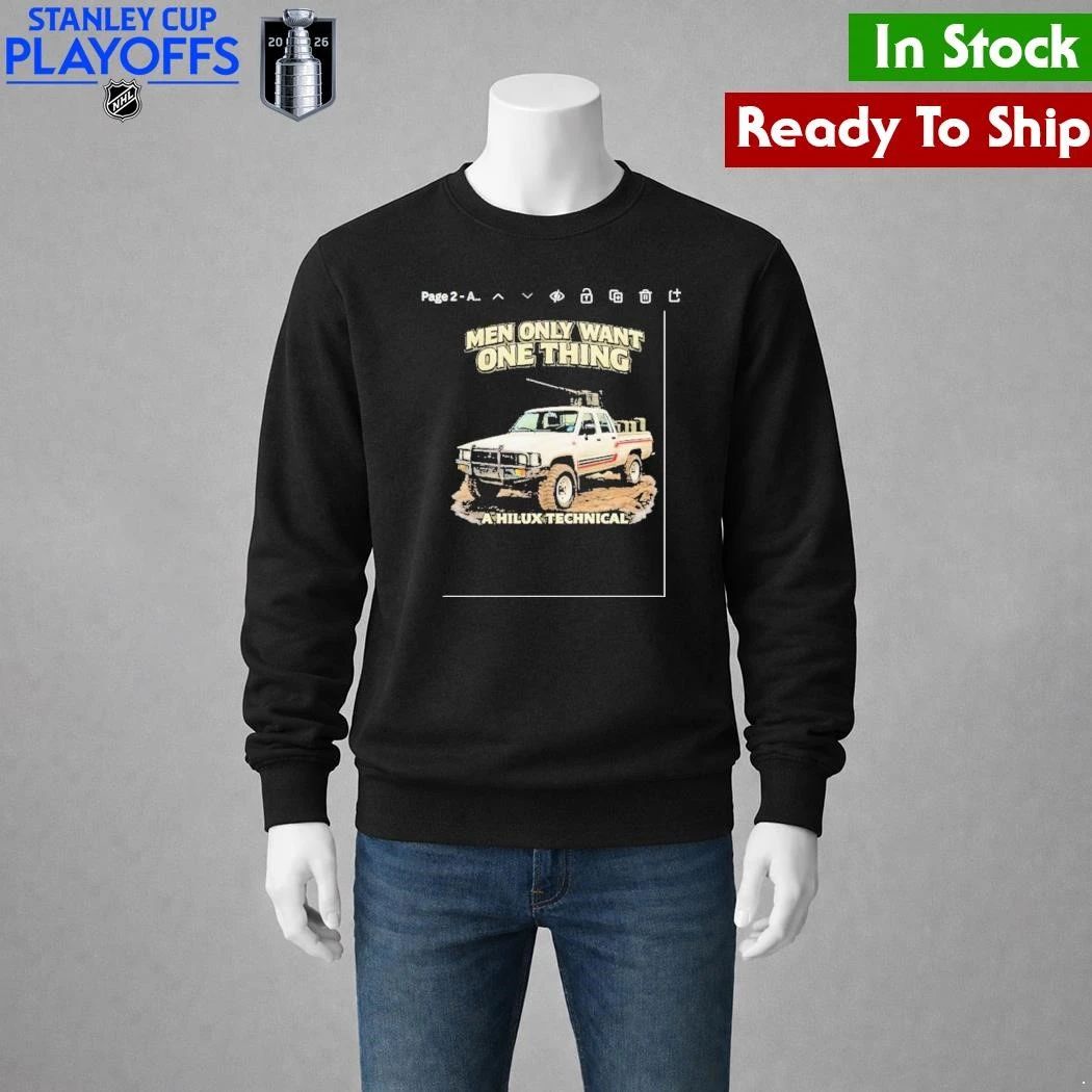 Big Igloo Men Only Want A Hilux Technical Shirt
