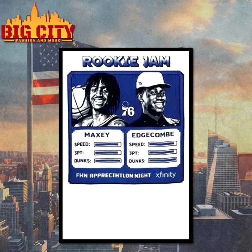 Rookie Jam Maxey And Edgecombe FHN Appreciation Night Shirt