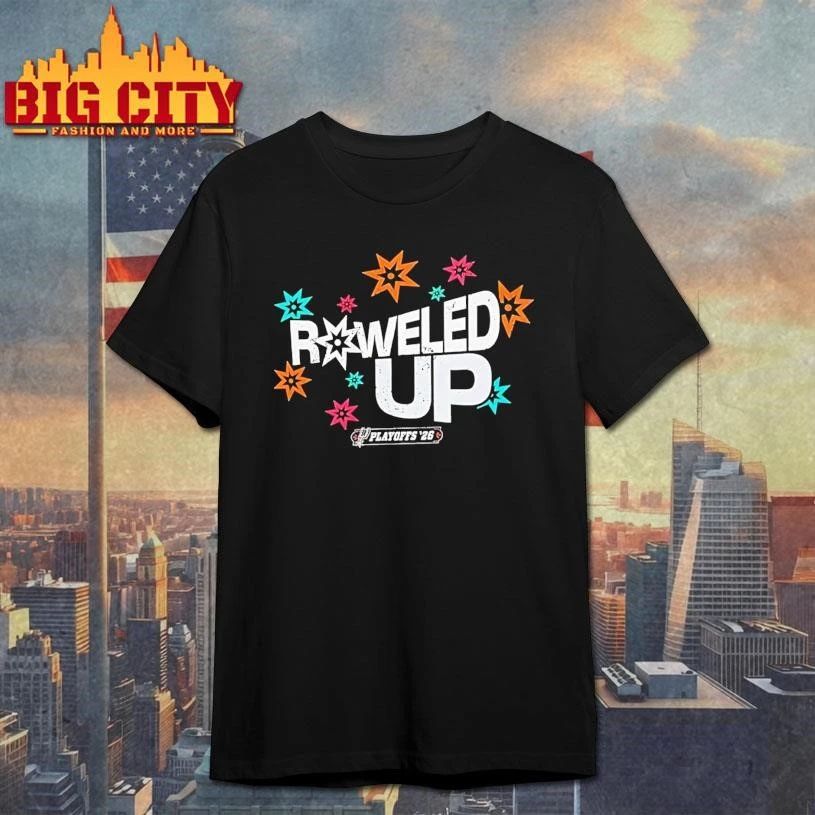 San Antonio Spurs Basketball Roweled Up Spurs Playoffs 26 Vintage Shirt