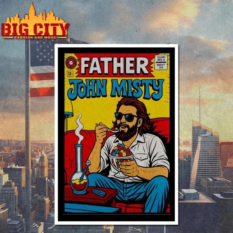 Trefort Music Hall Father John Misty Mar 27 2026 Concert Poster Shirt